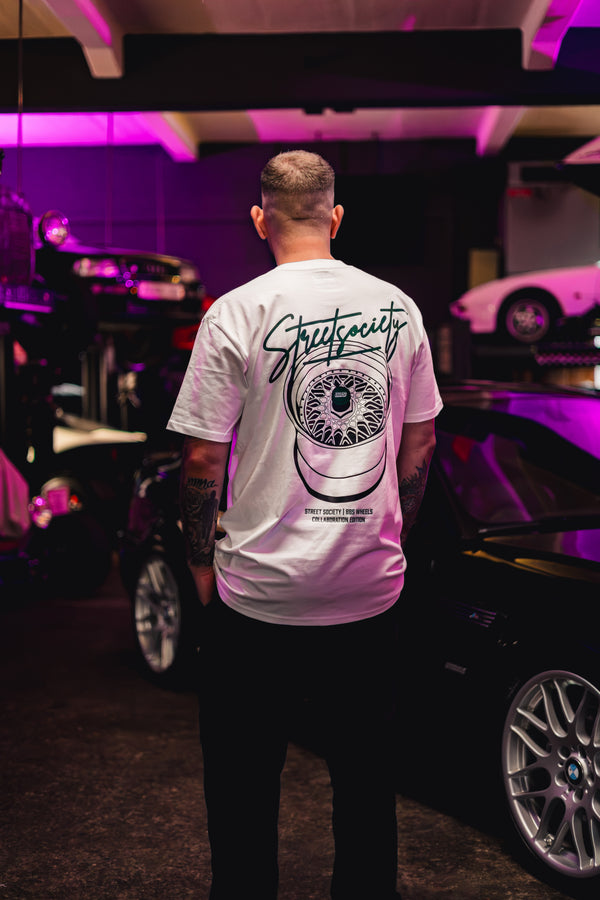 Street Society "BBS Classic RS" Regular T-Shirt weiß