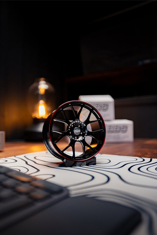 BBS "CH-R Black/Red" miniature rim
