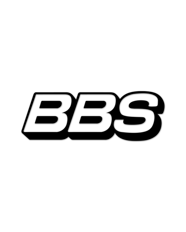 BBS Aufkleber geplottet