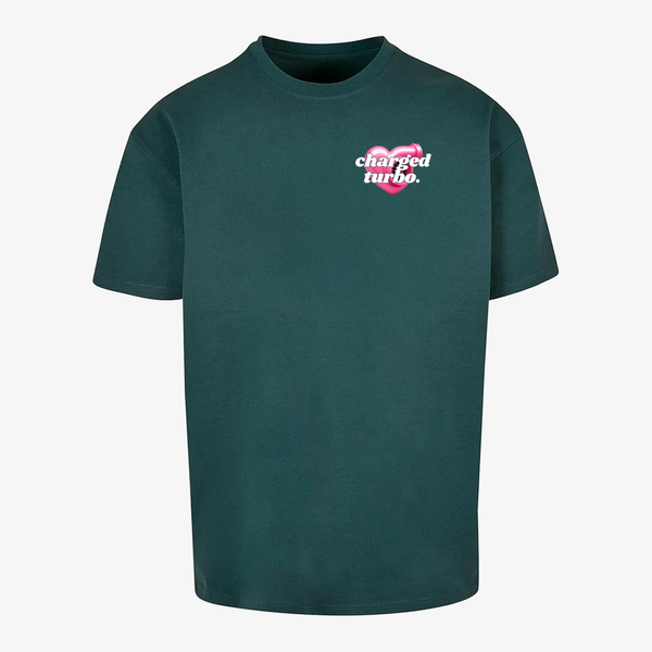 Street Society "Charged Turbo" Oversized T-Shirt green - Street Society Store