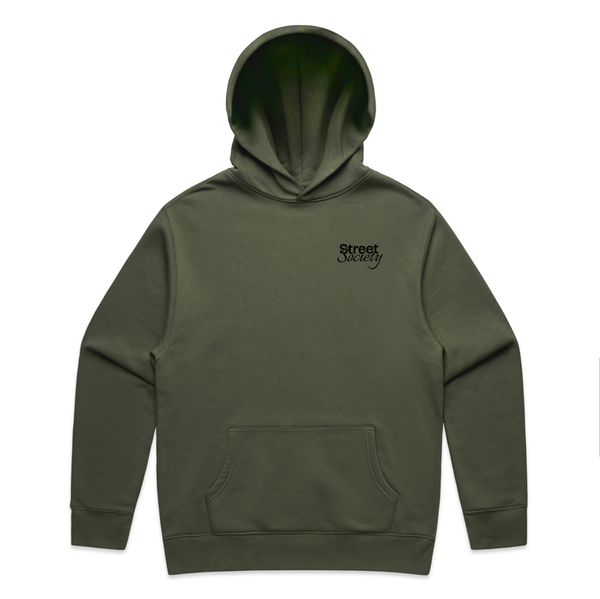 Street Society "Live the Movement" Hoodie green