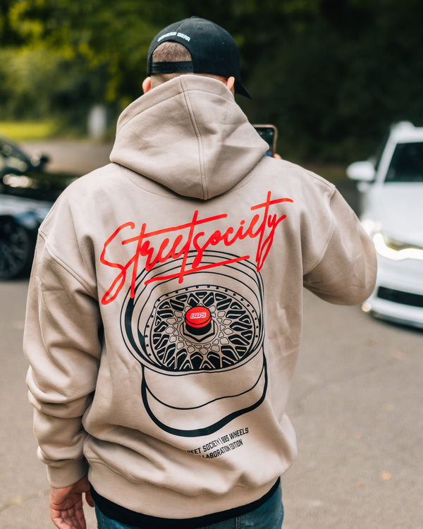 Street Society "BBS Classic RS" Oversize Hoodie beige