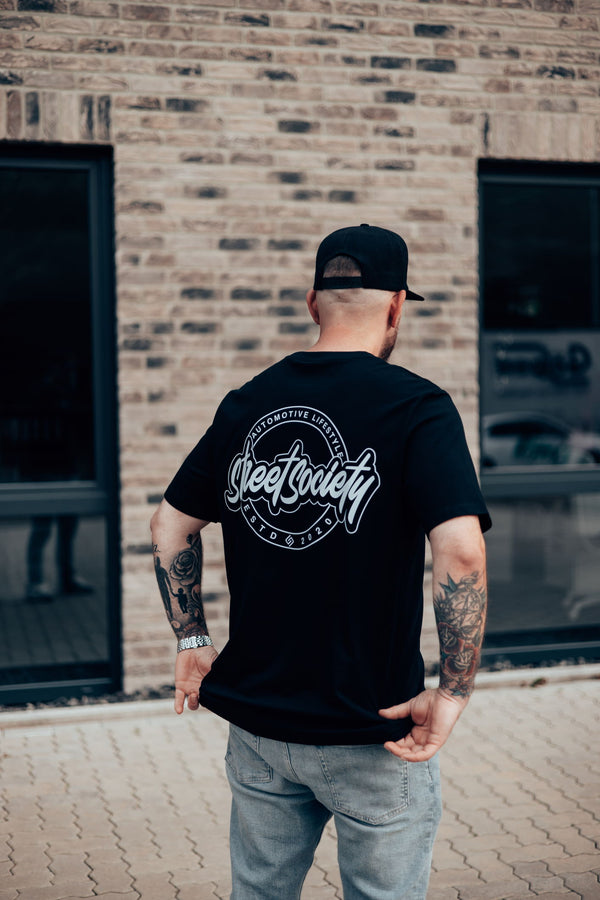 Street Society "Badge" Shirt schwarz