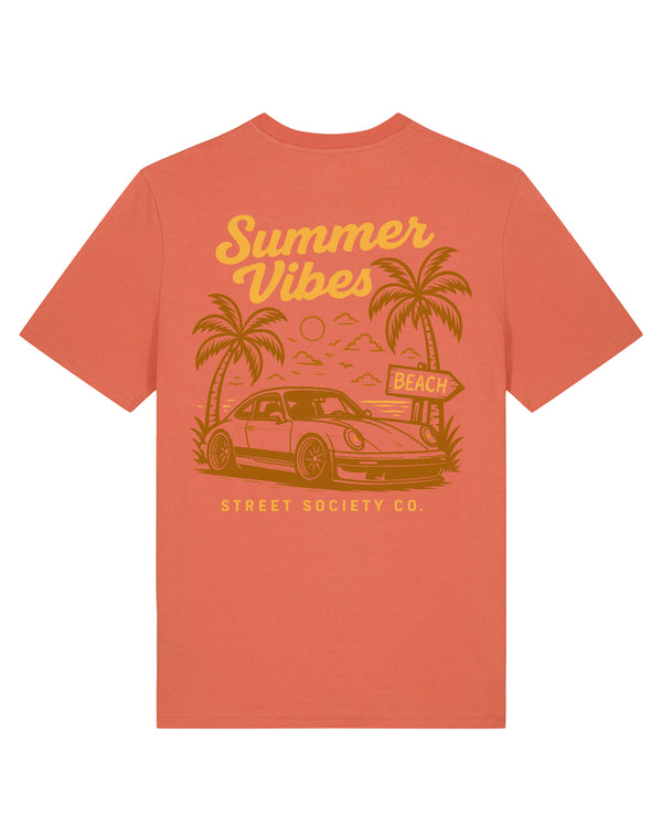Street Society "Summer Vibes" T-Shirt coral
