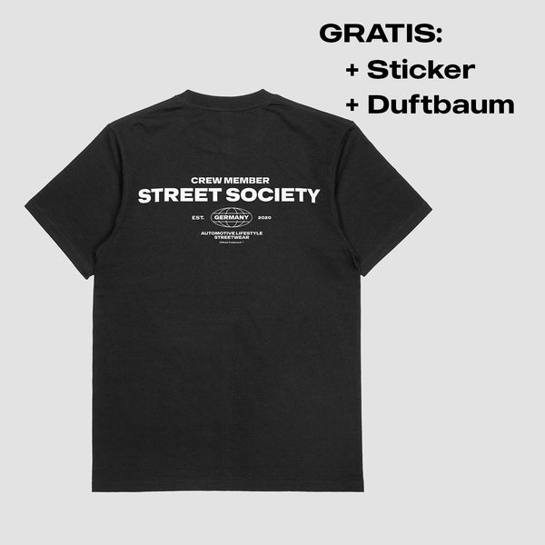 Street Society Supporter Paket - T-Shirt "Crew Member 2025"