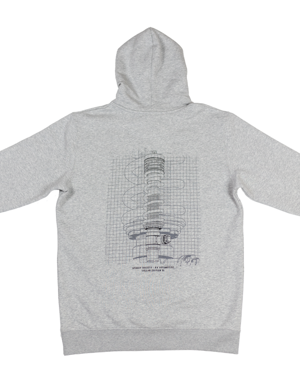 Street Society "KW Edition 01" Hoodie - grau meliert