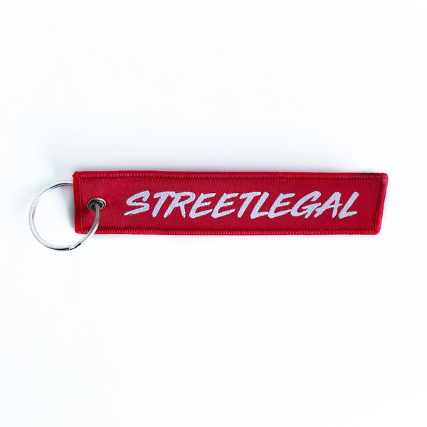Street Society Schlüsselanhänger "Streetlegal" rot