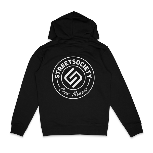 Street Society Premium Hoodie "Crew Member" schwarz