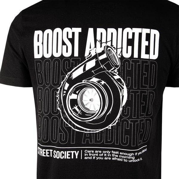 Street Society T-Shirt "Boost Addicted" schwarz
