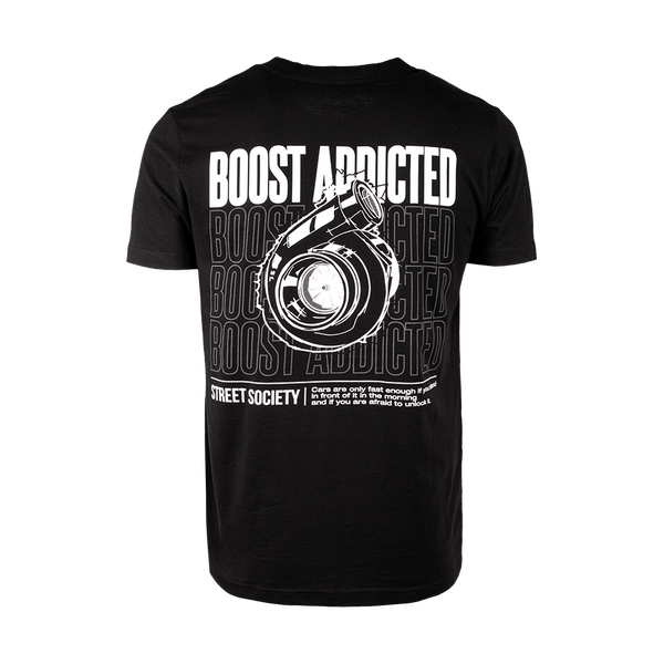Street Society T-Shirt "Boost Addicted" schwarz