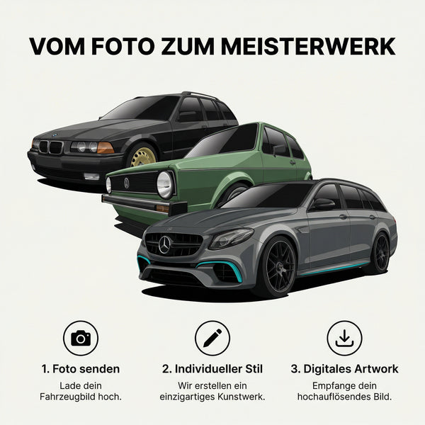 Dein Auto als Artwork (digital) - Street Society Store