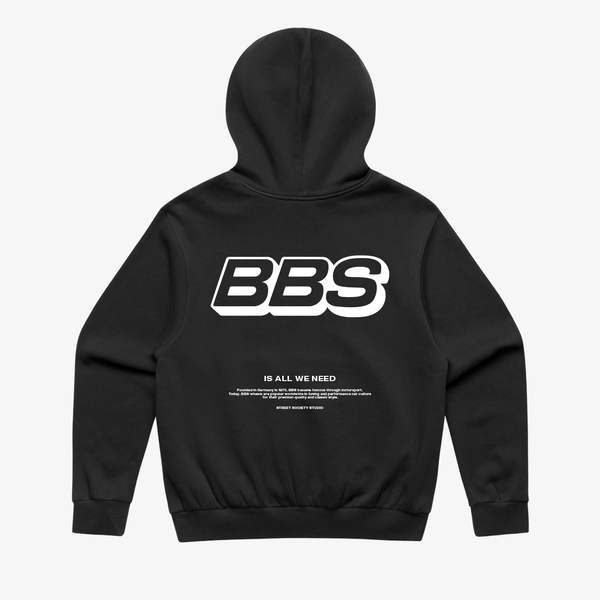 Street Society "BBS Is All We Need" Oversized Hoodie schwarz - Street Society Store