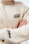 Street Society "BBS Rims" Oversized Hoodie cream