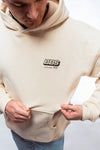 Street Society "BBS Rims" Oversized Hoodie cream