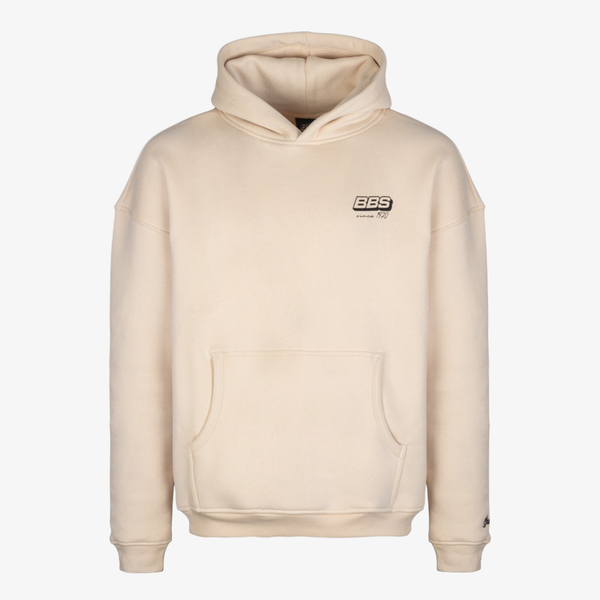 Street Society "BBS Rims" Oversized Hoodie cream