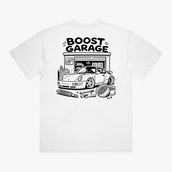 Street Society "Boost Garage" Oversized T-Shirt weiß