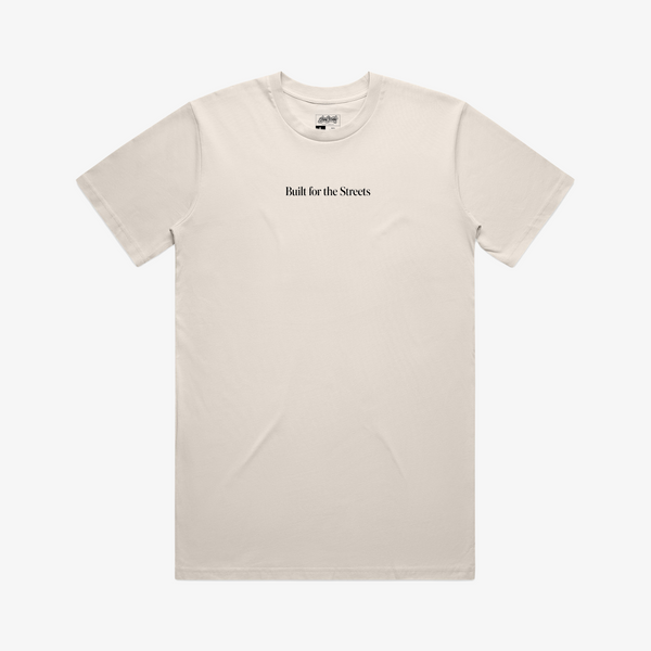 Street Society "Built for the Streets" Regular T-Shirt bone
