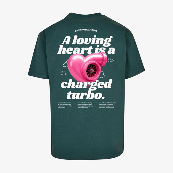 Street Society "Charged Turbo" Oversized T-Shirt green - Street Society Store
