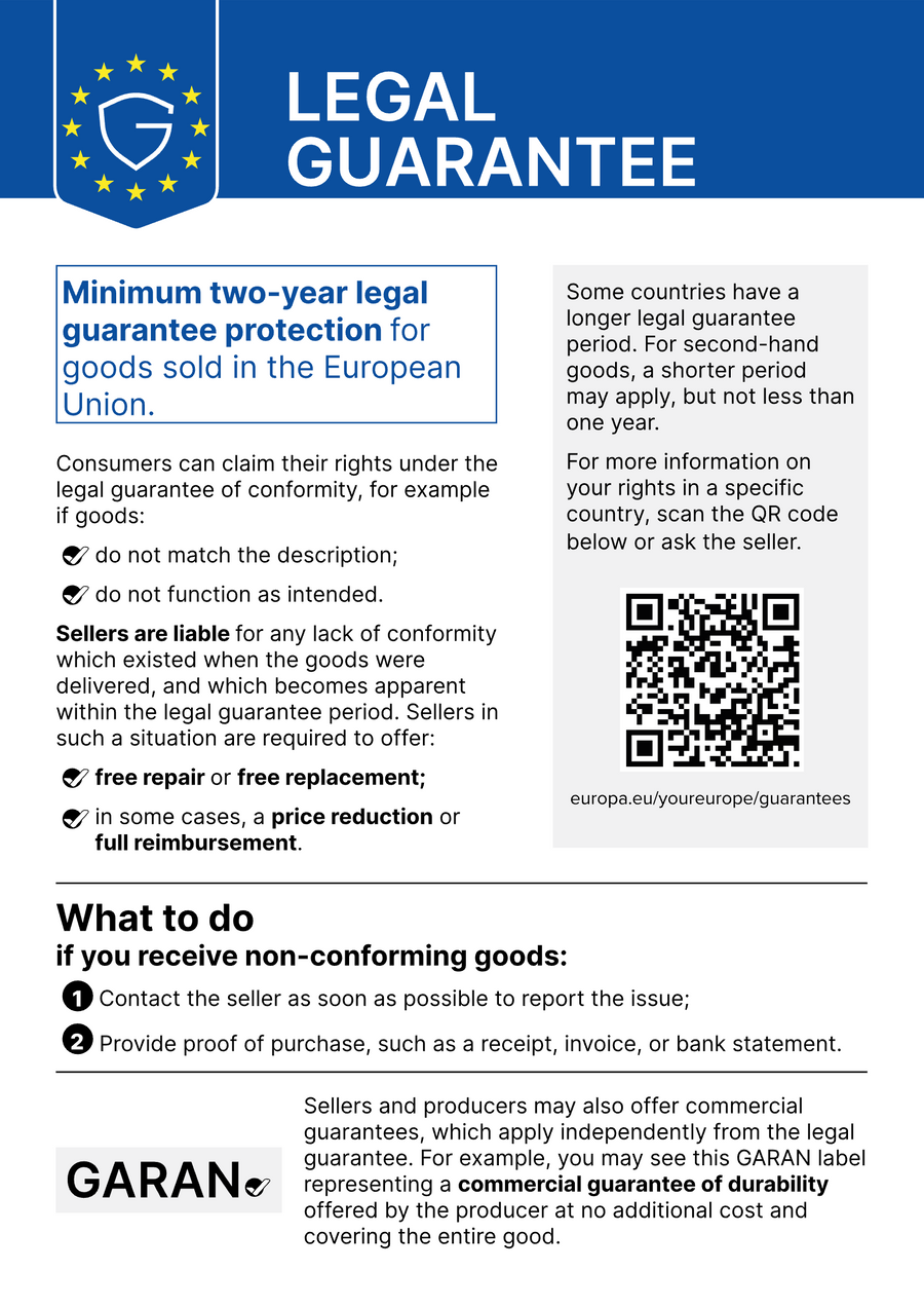 Legal guarantee