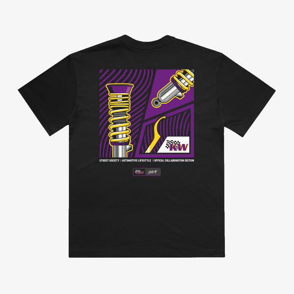 Street Society "KW Graphics" Oversized T-Shirt schwarz