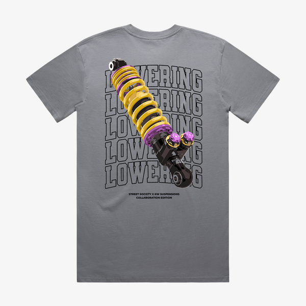 Street Society "Lowering" T-Shirt grau - Street Society Store