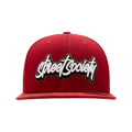 Street Society Snapback Cap "Script" - red